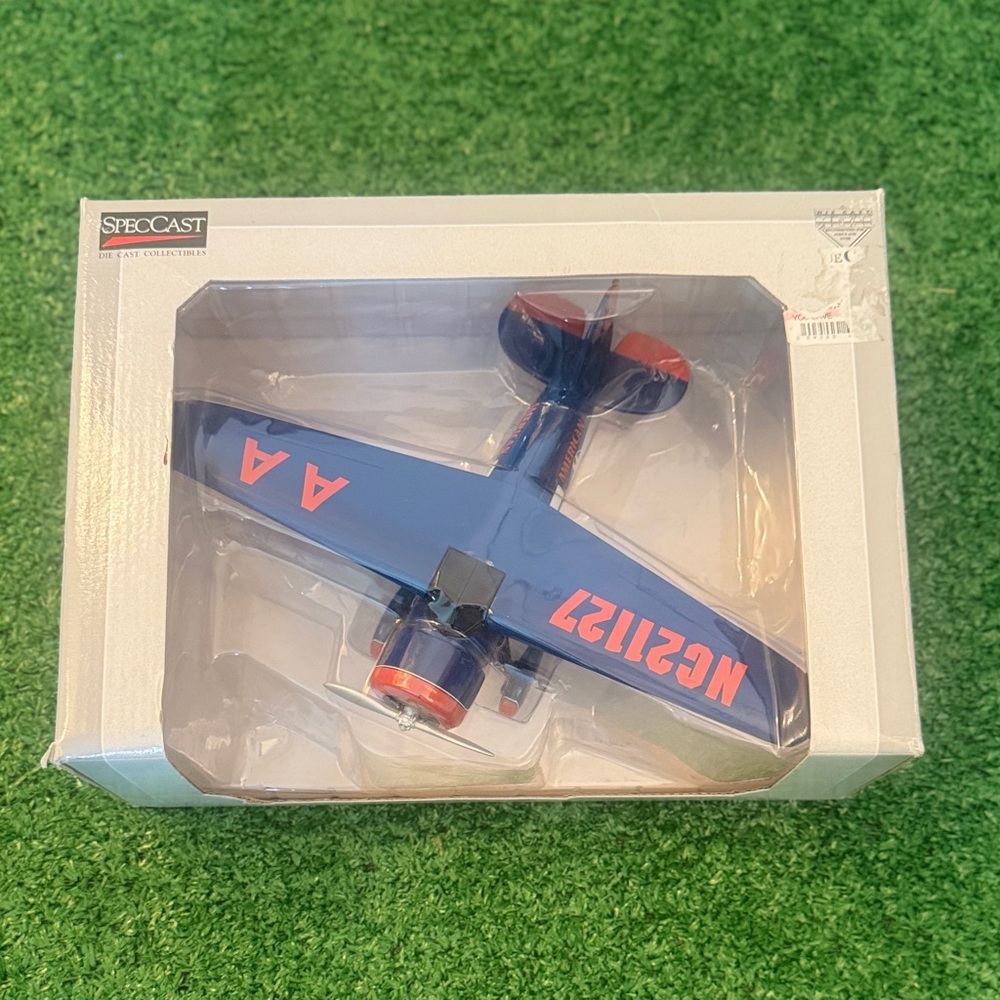 @ 35065 Spec Cast Lockheed Vega American Airlines Airplane Die Cast Metal Model